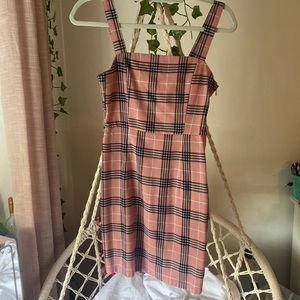 Forever 21 size 2 pink plaid dress